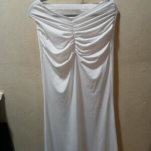 SHEIN White Strapless Dress